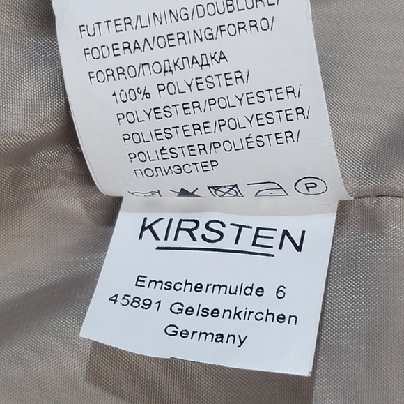 KIRSTEN MADE IN GERMANY Women's XL Soft Polyester Jacket Button Closure - Picture 6 of 13